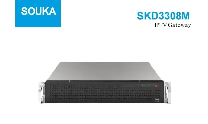 Servidor IPTV SKD3308M, con capacidad hasta 1000 decodificadoresStupBox y puerta de enlace integrada